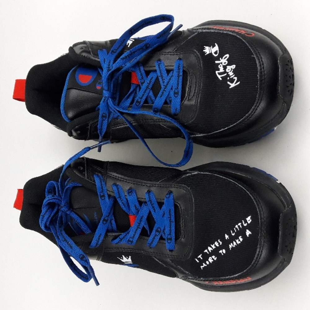 Champion 93 Eighteen King Black Sneakers Size 8.5